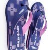 Ladies soft slipper for home 4 way cone soft N Blue S13