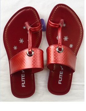 Flite Slippers for Women Maroon R14 PUL 164
