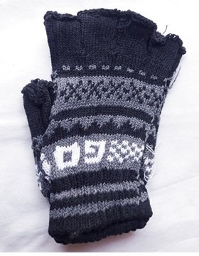 Woolen Winter Fingerless Gloves for Boys & Girls