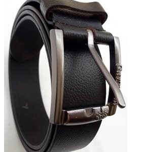 Black Leather Belt for Men