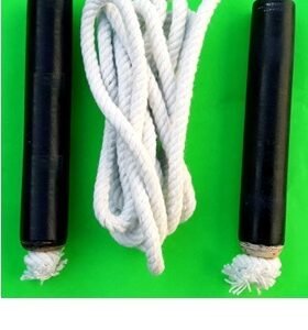 Cotton Skipping Rope with Wooden Handle