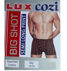 Lux Cozi Big Shot Semi Long Print Trunk